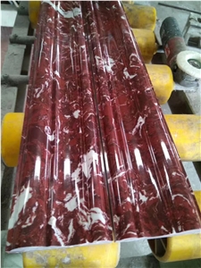 Artificial Rosso Alicante Marble Ogee Border Line