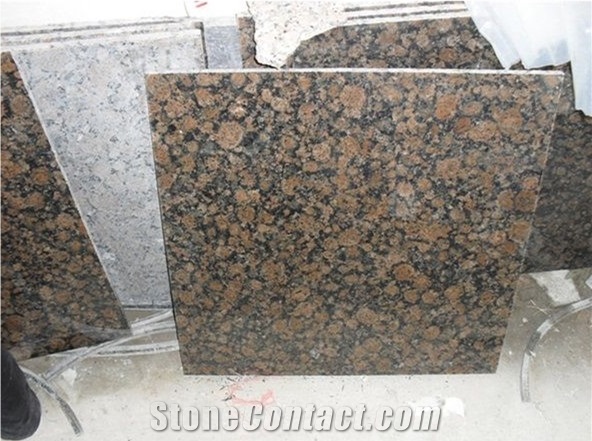 Baltic Brown Granite Polished Tiles Wall Cladding