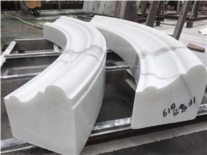Bianco Calacatta White Marble Interior Wall Lines