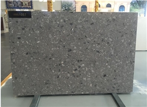 Big Quartz Chips Terrazzo Slab, Floor Tiles