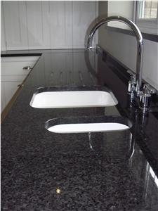 Black Pearl Granite Kitchen Work Top / Countertop