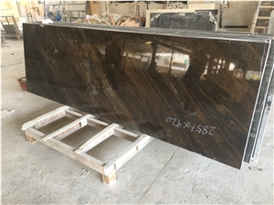 Brown Palissandro Granite Apartment Bathroom Vanity Top
