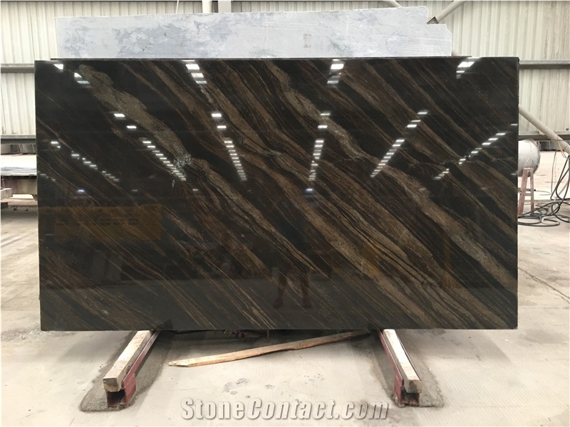 Brown Palissandro Granite Apartment Bathroom Vanity Top