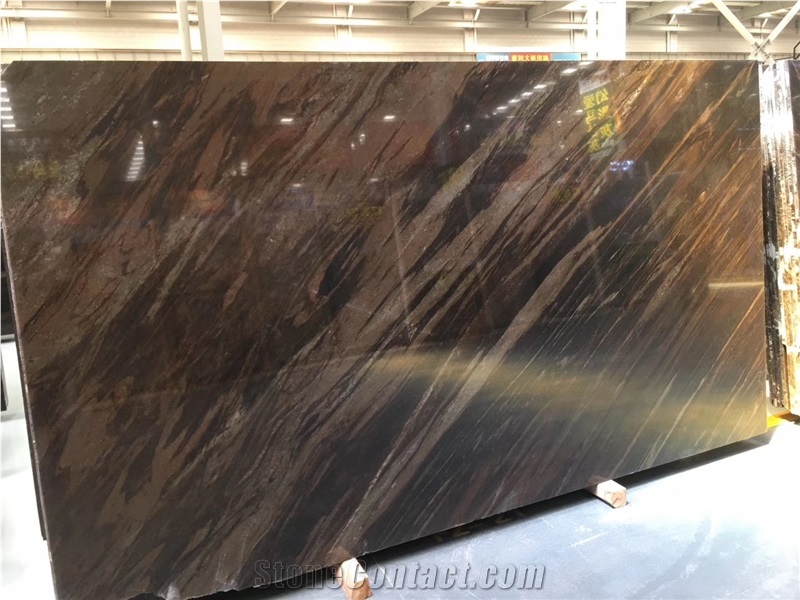 Brown Palissandro Granite Apartment Bathroom Vanity Top