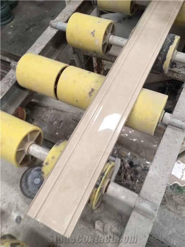 Burdur Beige Marble Wall Lines,Interior Molding
