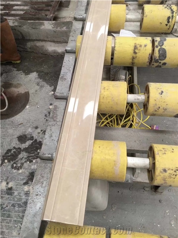 Burdur Beige Marble Wall Lines,Interior Molding