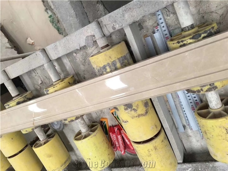 Burdur Beige Marble Wall Lines,Interior Molding