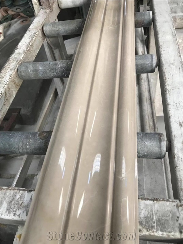 Burdur Beige Marble Wall Lines,Interior Molding