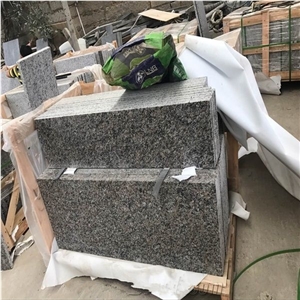 Caledonia Brown Granite Tile, Floor Covering