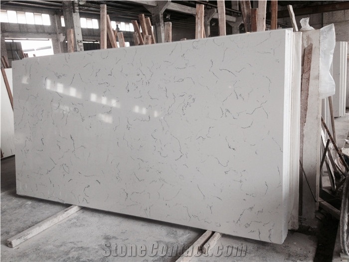 Carrara White Quartz Stone Countertops