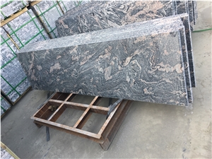 China Colombo Juparana Red Wave Granite Stair, Riser