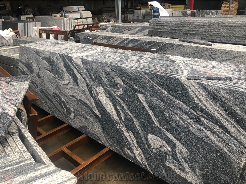 China Juparana Grey Wave Granite Window Sills