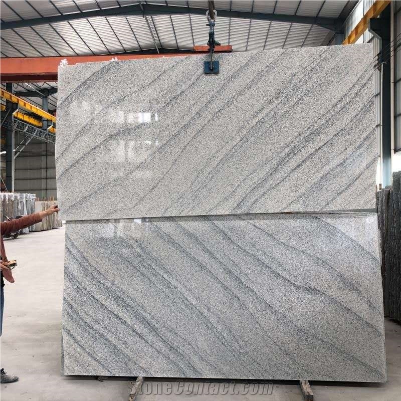 China New Viscont White Granite Wall Slab Bookmatch
