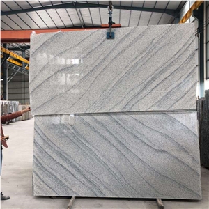 China New Viscont White Granite Wall Slab Bookmatch