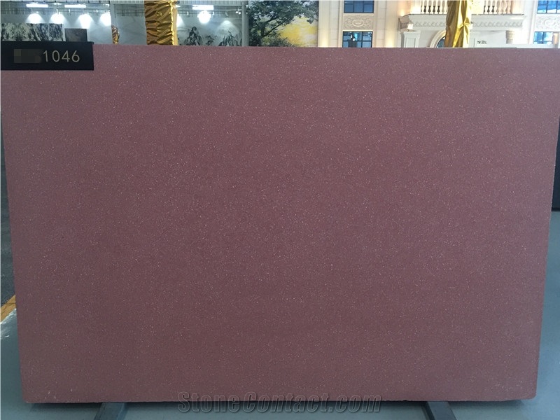 China Red Cement Terrazzo Tile Mix White Chips