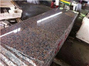 China Rosa Porino Apple Red Granite Tile Floor/Wall