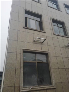 Chrysanthemum Yellow Granite Tile Wall Masonry