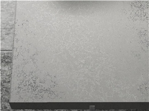 Concrete Marble Looking Silver Grey Quartz Solid Surface