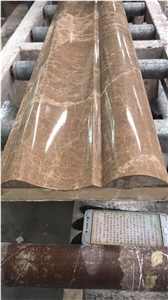 Emperador Light Marble Bullnose Border Lines,Molding