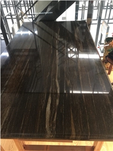 Fantasy Brown Palissandro Granite Interior Stone Dinner Table Top Fantasy Brown Palissandro Granite Interior Stone Dinner Table Top
