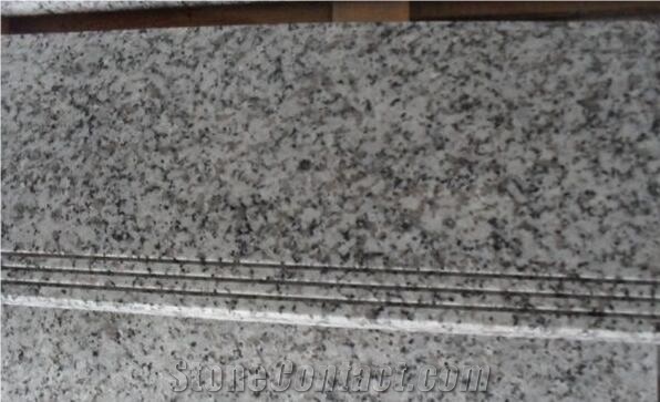 G439 Big White Desame Flower Granite Stairs / Step