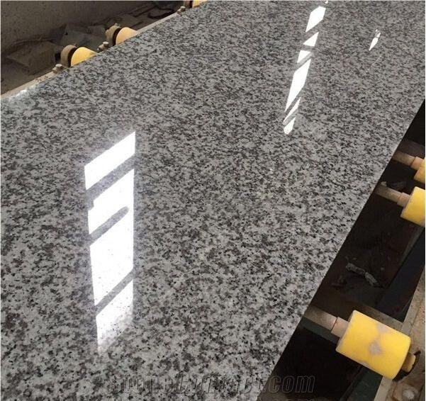 G439 Big White Desame Flower Granite Stairs / Step