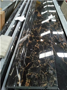 Gold Portoro Marble Ogee Molding, Wall Border Line