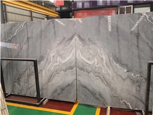 Grey Marmara Wave Marble Slab, Kitchen Bathroom Wall Tile