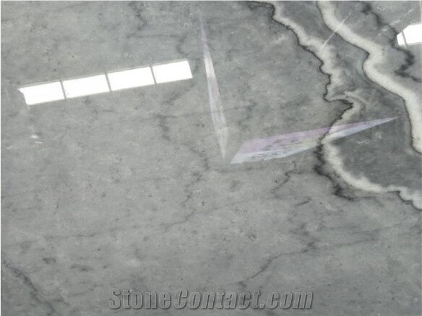 Grey Marmara Wave Marble Slab, Kitchen Bathroom Wall Tile