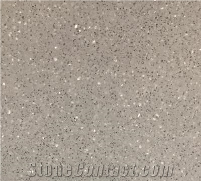 Grey Mix White Glass Chips Terrazzo Tile