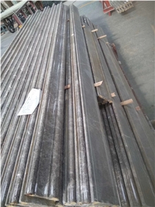 Hermes Grey Turkey Marble Polished Molding, Lines Hermes Grey Turkey Marble Polished Molding, Lines