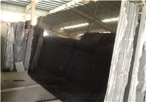 India Black Galaxy Star Granite Floor Tile,Slab