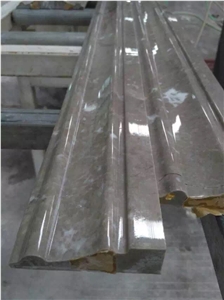 Maya Grey Marble Polished Wall Border Lines