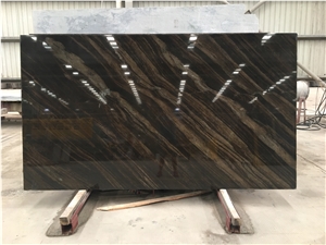 New Elegant Brown Palissandro Granite Slab