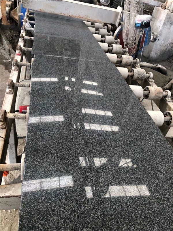 New G654 Black Granite Polished Stair / Floor Step