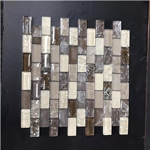 Palissandro Bluette Marble Art Mosaic Wall Pattern