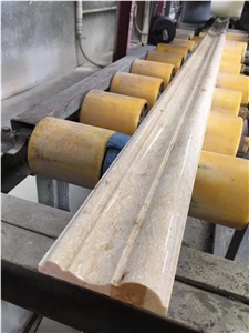 Perlato Sahama Beige Marble Moulding,Border Lines