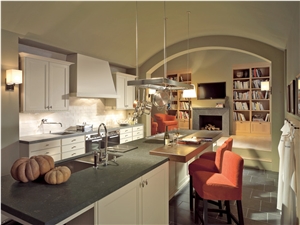 Pietra Grey Quartz Stone Island Table Countertop