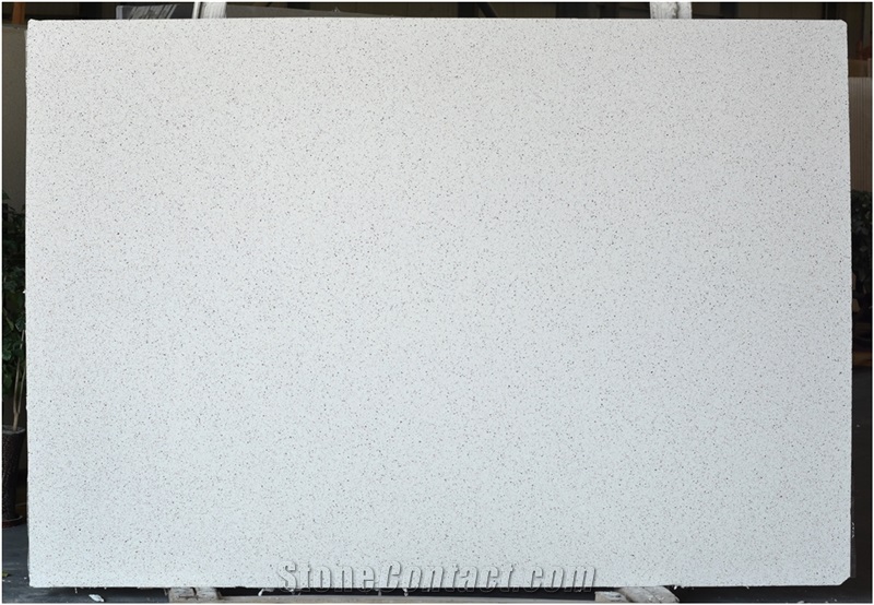Sf-G006 White Floor Wall Terrazzo Stone Slab Tile