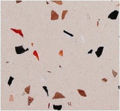 Sf-M005 Brown & Black Glass Chips Terrazzo Tiles Sf-M005 Brown & Black Glass Chips Terrazzo Tiles