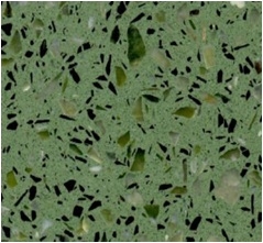 Sf-M007 Green Quartz Chips Terrazzo Tile Flooring Sf-M007 Green Quartz Chips Terrazzo Tile Flooring