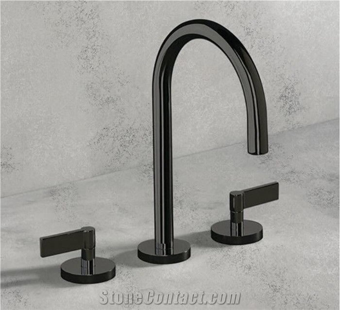 Solid Surface Concrete Looking Silver Grey Quartz Countertops