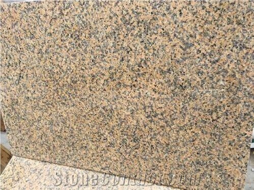 Venetian Gold Granite Tile, Brazil Yellow Stone