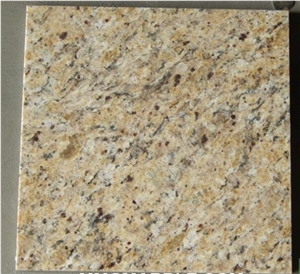 Venetian Gold Granite Tile, Brazil Yellow Stone