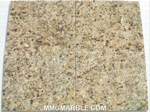 Venetian Gold Granite Tile, Brazil Yellow Stone