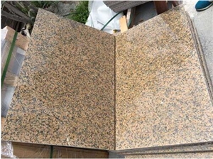 Venetian Gold Granite Tile, Brazil Yellow Stone