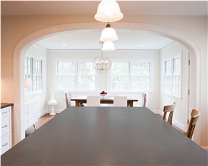 Villa Project Pietra Grey Quartz Countertop Table