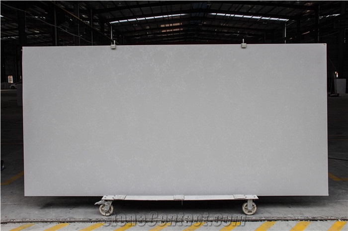 White and Grey Quartz Stone Countertops Worktop