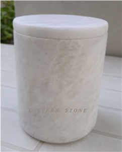Jars Onyx Pink Stone Candle Jars, T-Light Holder