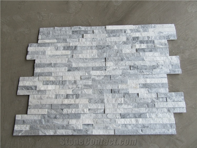 Alaska Grey Flat Stacked Stone Veneer Cladding